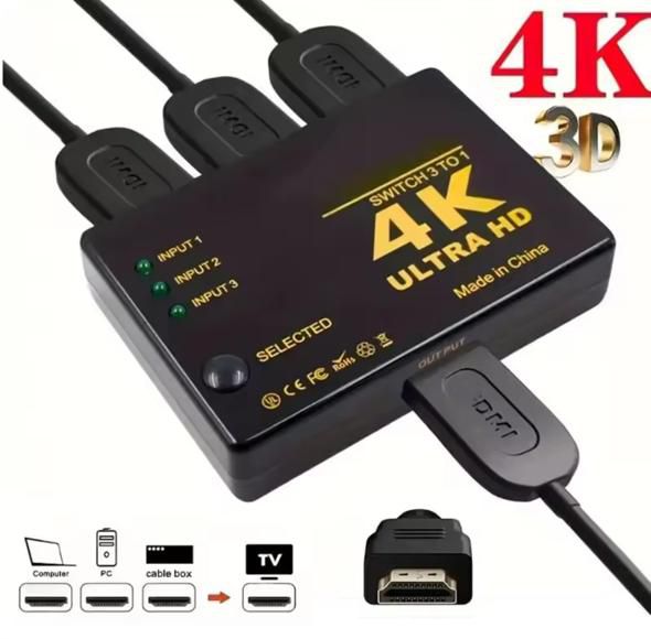 4K Switcher 3 in 1